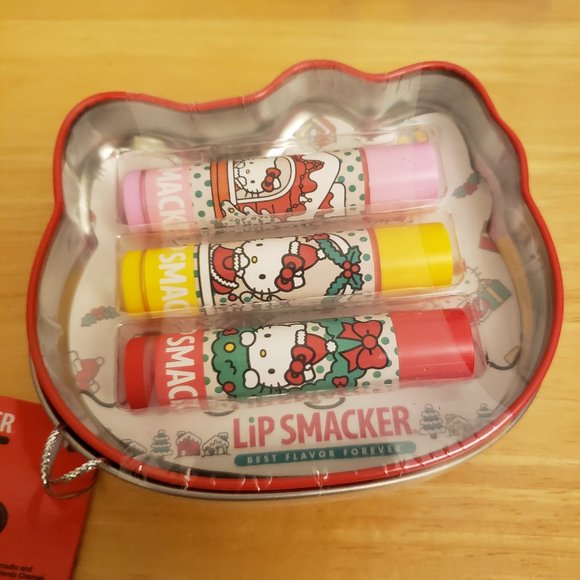 Hello Kitty Lip Smacker + Créme Shop x Hello Kitty Nail Decals & Clear Polish - Picture 3 of 12